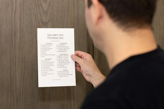 The Complete Delivery Day Packing List for Dad - Created by Parents of 3