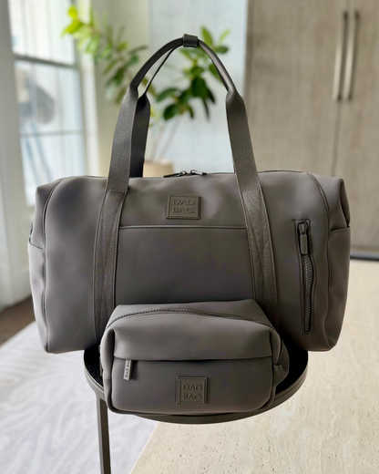 Duffle + Toiletry Bag Charcoal Bundle