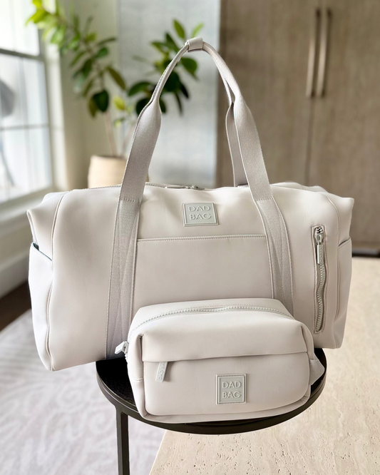 Duffle + Toiletry Bag Cloud Gray Bundle